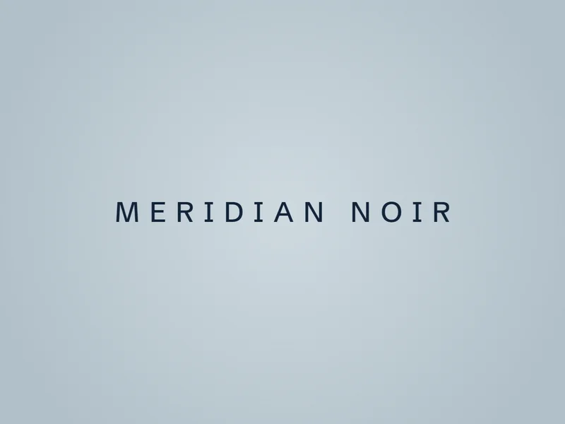 Превью Meridian Noir — сайт парфюмерного дома